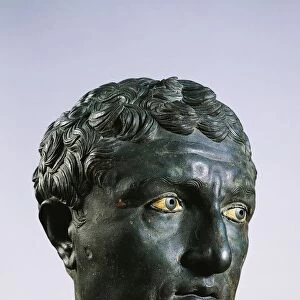 Bronze head of a man from Delos, Greece