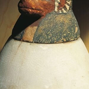 Canopic jar depicting baboon-headed Hapi, protector of lungs