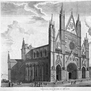 The Cathedral of Orvieto, Engraving, 1791