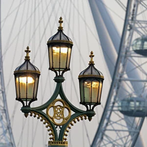 Contrasts- the London Eye and a Victorian Lantern 6