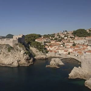 Croatia, Dalmatia, Dubrovnik, Lovrijenac Fortress near old town