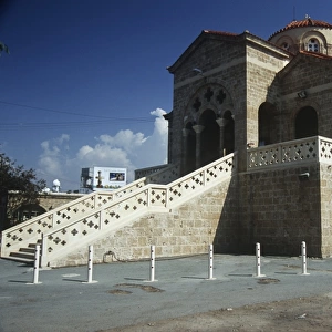 Cyprus, Paphos, Theoskepasti church, rebuilt in 1923