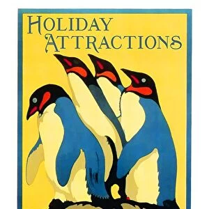 England / UK: Holiday Attractions - For the Zoo, Book to Regent's Park or Camden Town, by Charles Paine (1895 - 1967), Underground Electric Railway Company, London, 1921