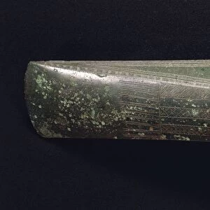 Engraved Viking axe, from Faardrup, Danmark