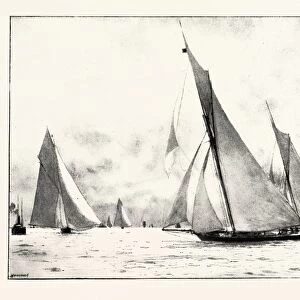 The First Race Of The Royal Thames Yacht Club: The Iverna