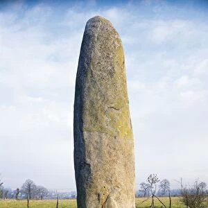 France, Brittany, Dol-de-Bretagne Department, Champ Dolent megalith