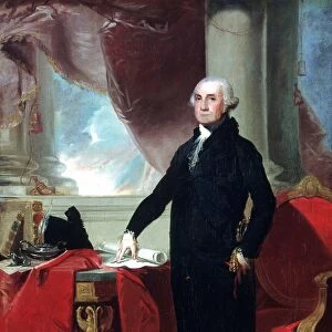 George Washington (1732-1799) c1796, lst president of the America