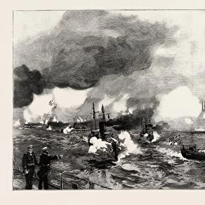 The German Manoeuvres In Schleswig-holstein: Torpedo Boats Attacking A Squadron Of Ironclads Off Flensburg