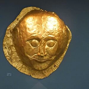 Gold death-masks, 16th century BC
