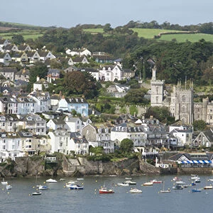 Great Britain, England, Cornwall, Fowey, seafront