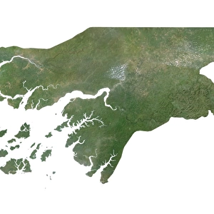 Guinea-Bissau, Satellite Image