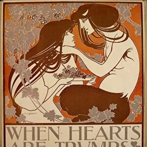 When hearts are trumps by Thomas Winthrop Hall, book illustration by William Bradley (1868-1962)