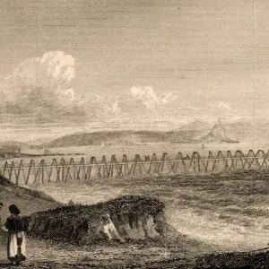 Print of Wherry Mine, a wooden trestle bridge Print of Wherry Mine, a wooden trestle bridge