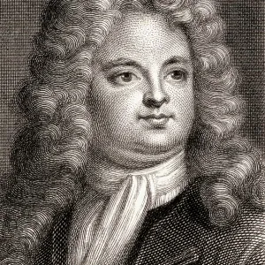 Sir Richard Steele Print, 19th Engraving Sir Richard Steele Print, 19th Engraving