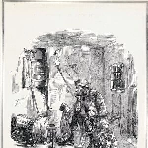 The Home of the Rick-Burner : Cartoon by John Leech from Punch, London