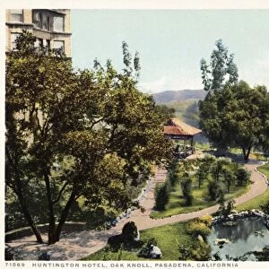 Huntington Hotel, Oak Knoll, Pasadena, California Postcard. ca. 1915-1925, Huntington Hotel, Oak Knoll, Pasadena, California Postcard