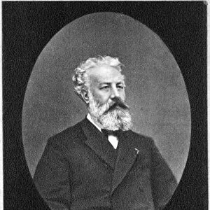 Jules Verne (1828-1905) in 1888. French novelist. Photograph