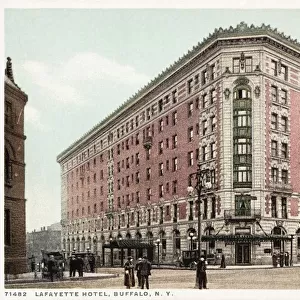 Lafayette Hotel, Buffalo, N. Y. Postcard. ca. 1915-1925, Lafayette Hotel, Buffalo, N. Y. Postcard