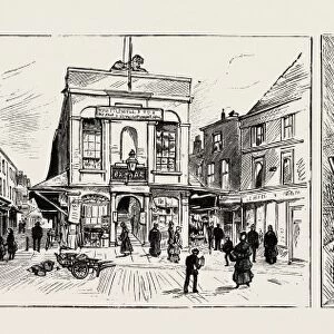 Leeds, The shambles With Fleet Street On The Left And Cheapside On The Right (left Image); The Coloured Cloth Hall ( new Street Section) (right Image)