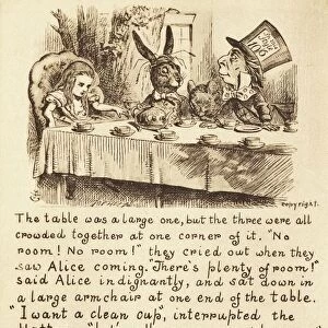 A Mad Tea Party Postcard after John Tenniel. ca. 1907, A Mad Tea Party Postcard after John Tenniel