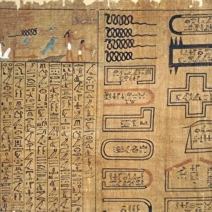 Magic spells from the Book of the Dead, papyrus