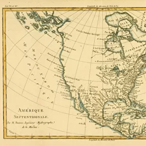 Map of North America, circa. 1760. From Atlas de Toutes Les Parties Connues du Globe