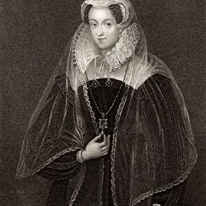 Mary, Queen of Scots (1542-1587) daughter of James V of Scotland, mother of James VI