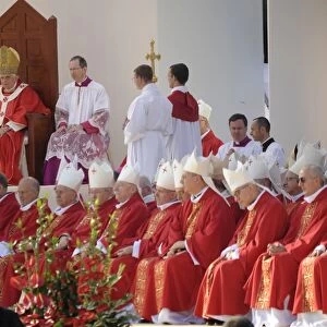 Mass celebrated during pope Benedict XVIs visit to Lourdes