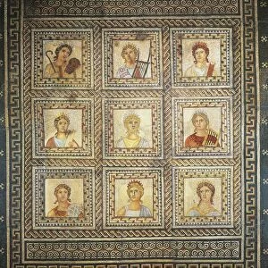 Mosaic of Nine Muses, from Augusta Treverorum (Trier)