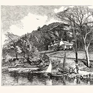 MR. RUSKINs HOUSE, BRANTWOOD. AFTER A DRAWING BY L. J. HILLIARD. John Ruskin (8 February