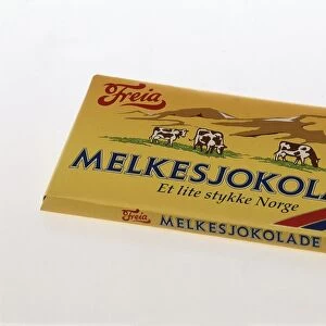 Norway bar of Freia milk chocolate