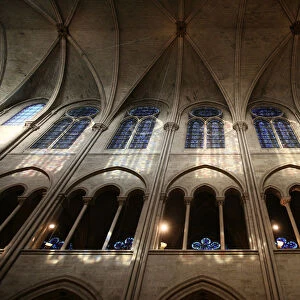 Notre-Dame of Paris cathedral nave