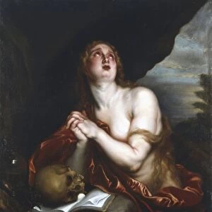 Penitent Magdalene. Studio of Anton van Dyck (1599-1641). Oil on canvas. Private collection
