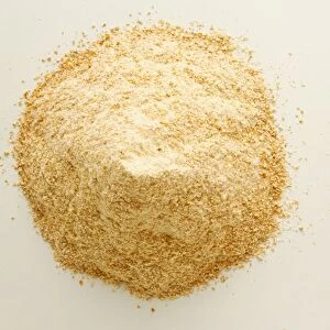 A pile of wholemeal flour