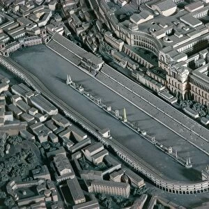 Plastic model of Circus Maximus, Imperial Rome during Constantine Age, by architect Italo Gismondi