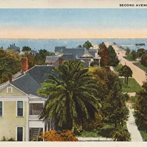 Postcard of Second Avenue in St. Petersburg. ca. 1914, SECOND AVENUE, NORTH, ST. PETERSBURG, FLA
