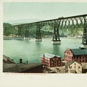 Poughkeepsie Bridge, Poughkeepsie, N. Y. Postcard. 1904, Poughkeepsie Bridge, Poughkeepsie, N. Y. Postcard