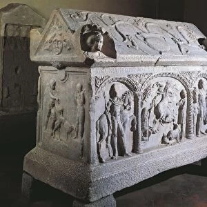 Roman sarcophagus of Publio Elio Sabino