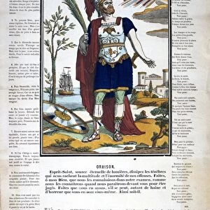 Saint Napoleon: Popular French print glorifying Napoleon Is (1769-1821) military exploits
