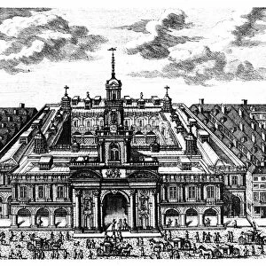 The second Royal Exchange, London, built after Greshams Exchange had been destroyed
