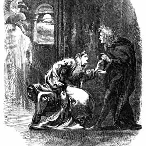 Shakespeare Hamlet Act 3 Sc 4. Ghost of Hamlets father appearing to him to remind
