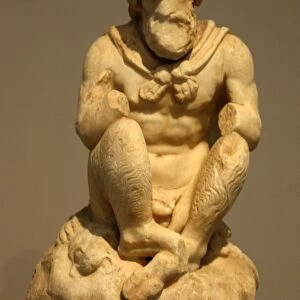 Statuette of Pan, Pentelic marble, from Athens