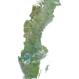 Sweden, Satellite Image