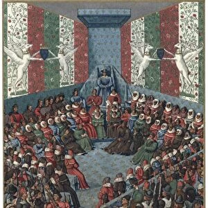 Trial of Jean II, Duke of Alencon (d1476) Vendome, 1458, accused of plotting with