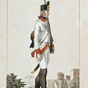 Uniforms of the Austrian army: line infantry rifleman