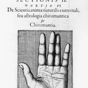 Robert Fludd's Chiromancy Print, 1617-1619 Robert Fludd's Chiromancy Print, 1617-1619