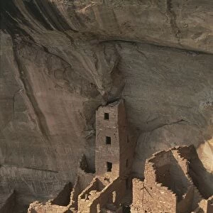 USA, Colorado, Mesa Verde National Park (UNESCO World Heritage List, 1978). Square Tower House