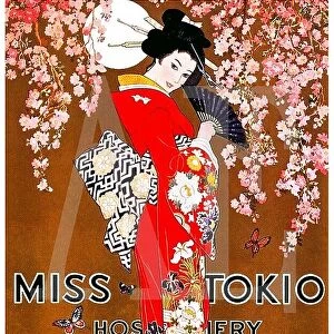 USA / Japan: Miss Tokio Hosiery'poster advertisement, 1927