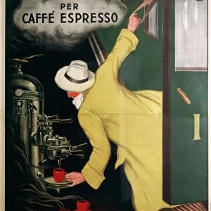 Victoria Arduino espresso coffee machine, by Leonetto Cappiello (1875-1942), illustration, 1922