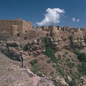 Yemen, Al-Mahwit province, Fortified Kawkaban town